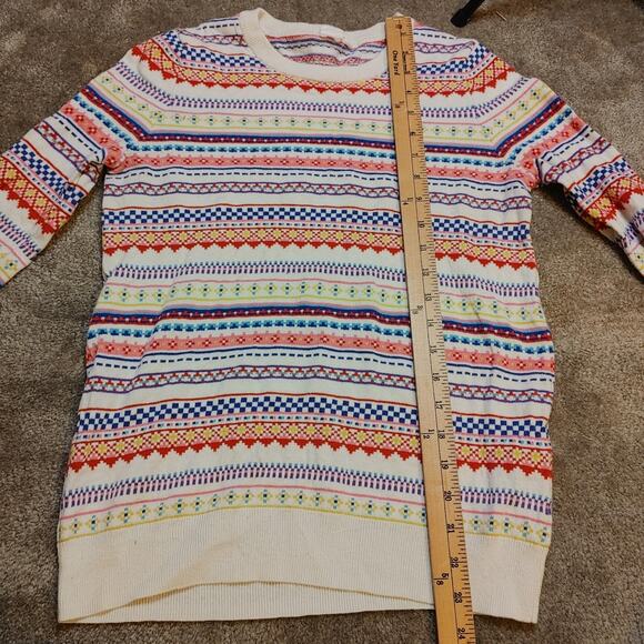 Gap Size Small S Striped Stripes Christmas Winter Sweater Cotton Well Made - Picture 3 of 8